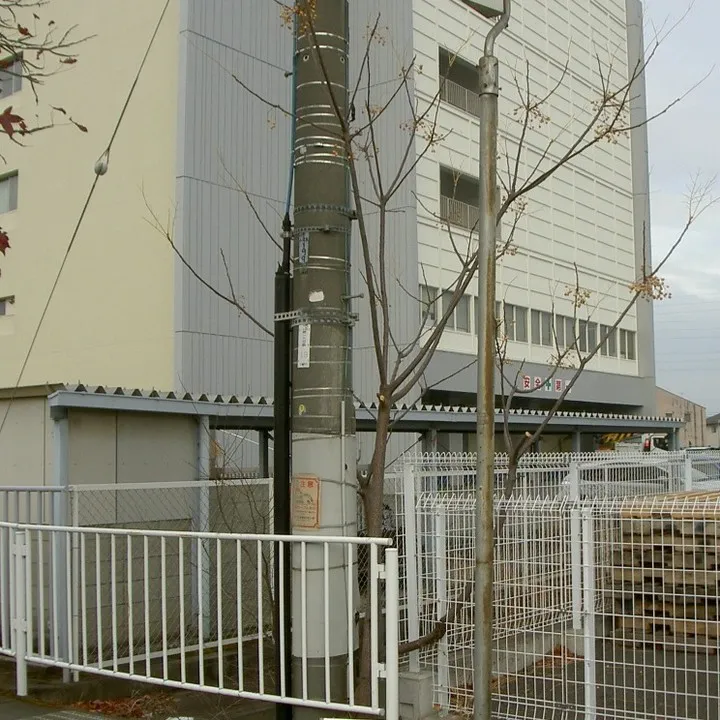 群馬県の依頼で歩道脇の実生木を伐採しました。